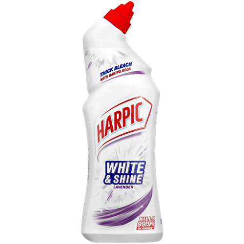 Harpic White & Shine Lavender Thick Bleach 750ml