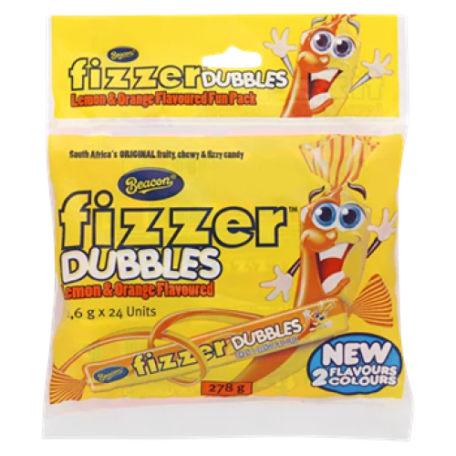 Beacon Fizzers Lemon & Orange Flavoured 24's