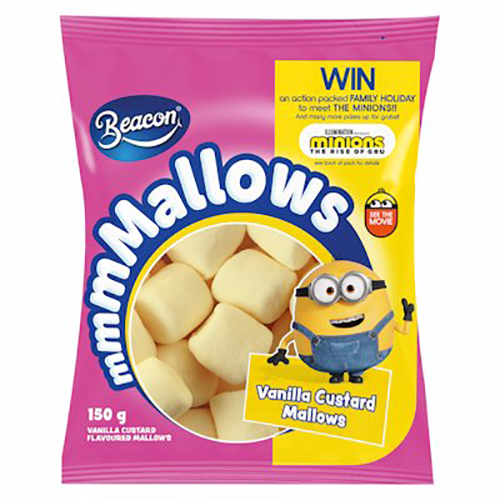 Beacon Mallows Vanilla Custard 150g