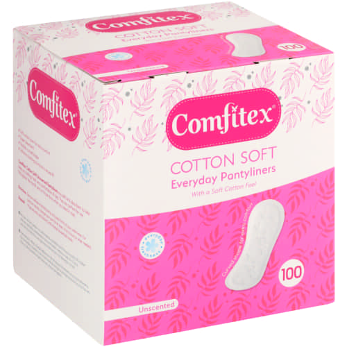 Comfitex Pantyliners Bodyshape Unscented 100's