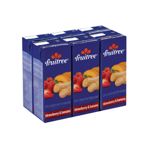 Fruitree Str/Ban 6 x 200ml