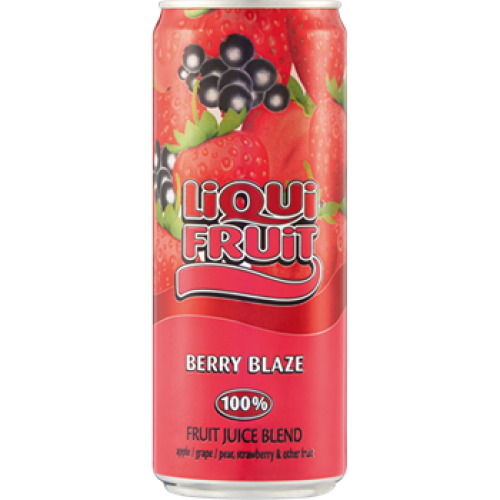 Liqui-Fruit Berry Blaze Fruit Juice Can 330ml Liqui-Fruit Berry Blaze Fruit Juice Can 330ml