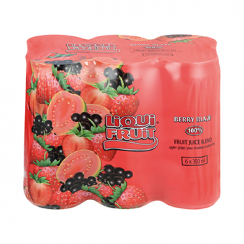 Liqui-Fruit Berry Blaze Juice Cans 6x330ml