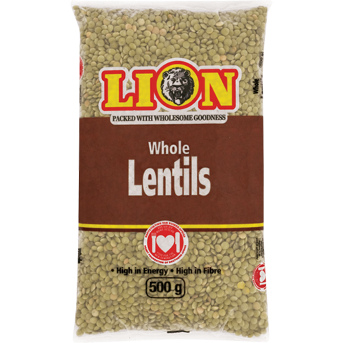 Lion Whole Lentils 500gr