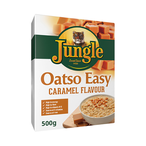 Jungle Oatso Easy Caramel Instant Oats 500g