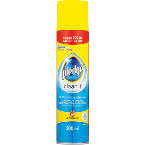 Pledge Multi Surface Cleaner Lemon Oil 300ml