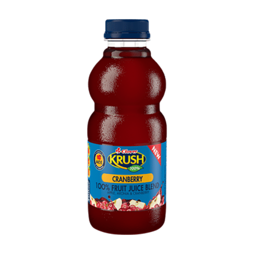 Clover Krush 100% Fruit Juice Cranberry 500ml