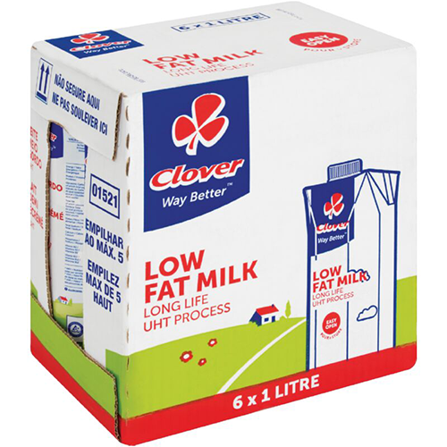 Clover UHT 2% Milk 6x1l