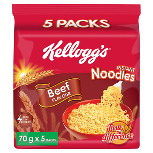 Kellogg's Noodles Beef 70gr 5's