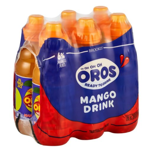 Brookes Oros RTD Mango Drink 6x300ml