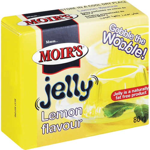 Moir's Flavoured Jelly Lemon 80g