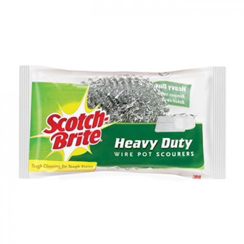 Scotch-Brite Heavy Duty Wire Pot Scourers 3's