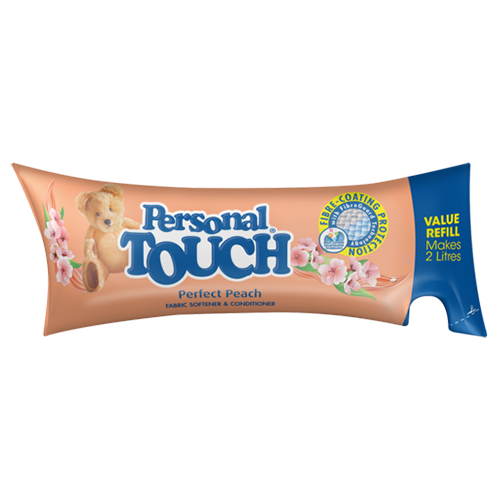 Personal Touch Fabric Softener Refill Peach 500ml