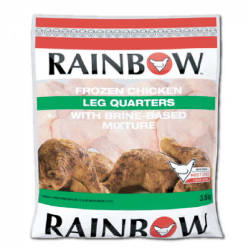 Rainbow Frozen Chicken Leg Quarters 3.5kg