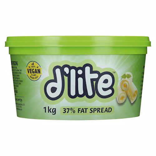 D'lite Fat Spread 37% Fat Tub 1kg