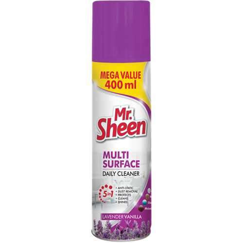 Mr Sheen Lavender & Vanilla Scented Multi Surface Spray 400ml