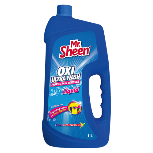 Mr Sheen Oxi Ultra Wash Fabric Stain Remover Liquid 1lt