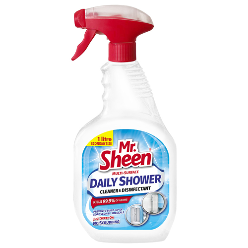 Mr Sheen Multi-surface Daily Shower Cleaner and Disinfectant 1lt