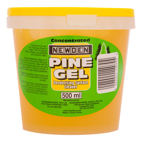 Newden Pine Gel Deodorising Surface Cleaner Yellow 500ml