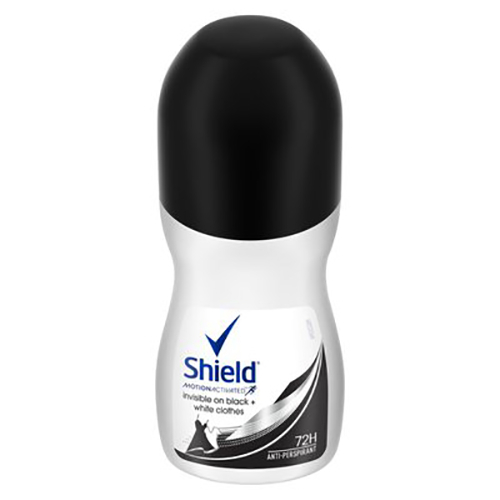 Shield Invisible Black And White Antiperspirant Roll-On 50ml