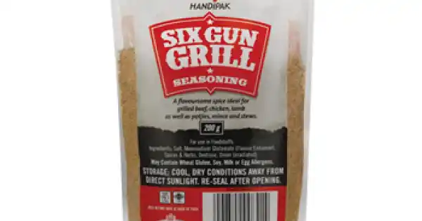 Crown National BBQ Six Gun Grill Sachet 200g