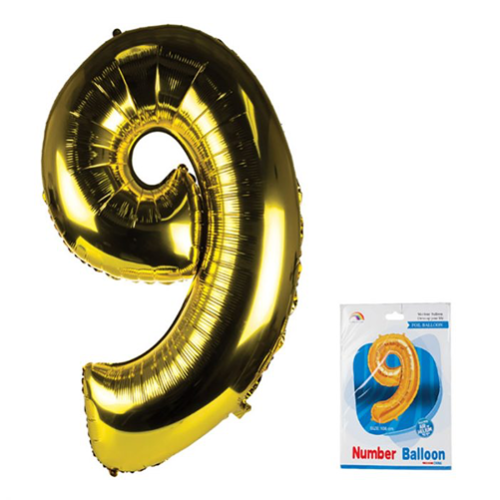 Balloons Helium Gold Foil No.9