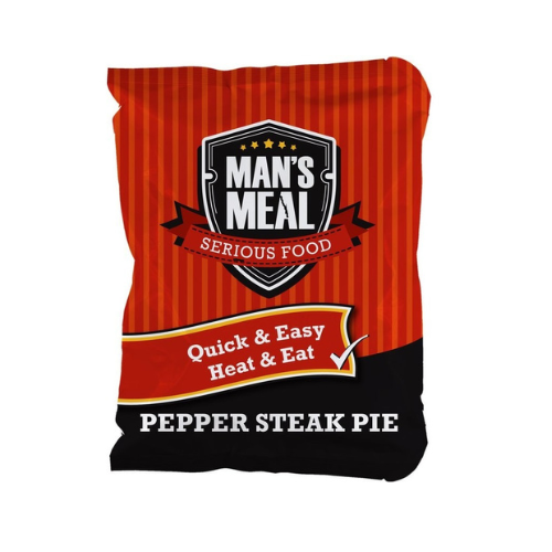 Mans Meal Pepper Steak Pie