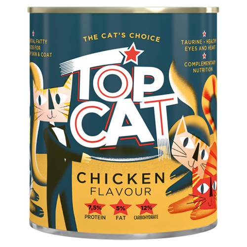 Top Cat Chicken Flavoured Cat Food 820g