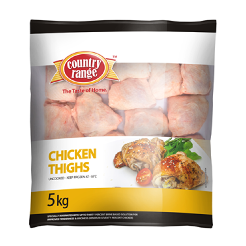 Sovereign Country Range Frozen Chicken Thighs 5kg