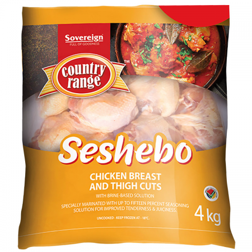 Sovereign Country Range Seshebo Frozen Chicken Breast & Thighs 4kg