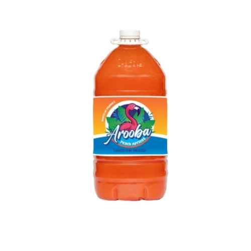 Arooba Peach Apricot flavoured Drink Concentrate 5lt