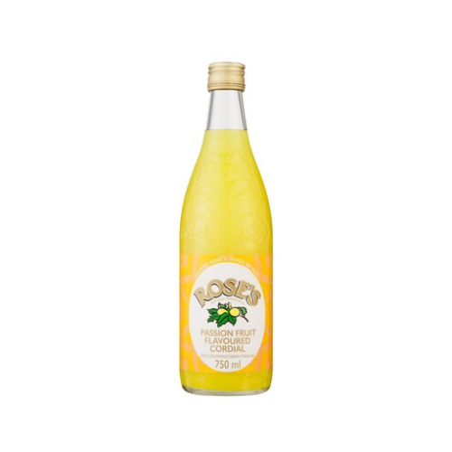 Roses Cordial Passion Fruit 750ml
