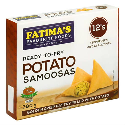 Fatima's Favourite Foods Frozen Potato Samoosas 12's