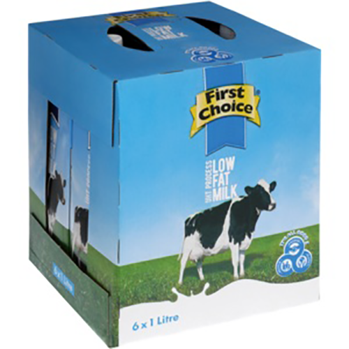 First Choice UHT 2% Milk 6x1lt