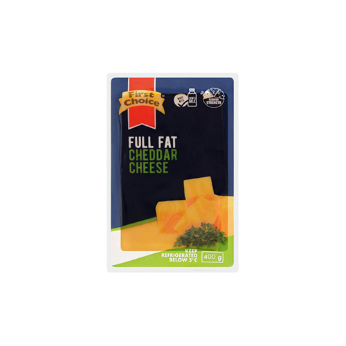 First Choice Vacuum Cheese Cheddar 400g