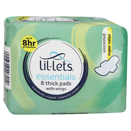 Lil-Lets Essentials Unscented Wings 4x8's