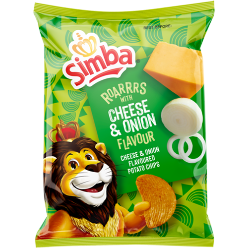 Simba Potato Chips Cheese & Onion 120g