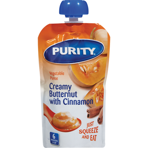 Purity Pouch Creamy Butternut & Cinnamon 110ml from 6 Months