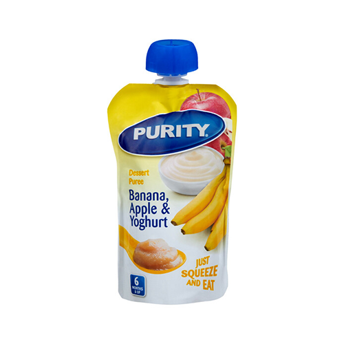 Purity Pouch Banana, Apple & Yoghurt 110ml