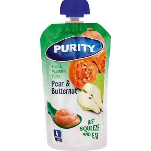 Purity Pouch Pear & Butternut Baby 110ml