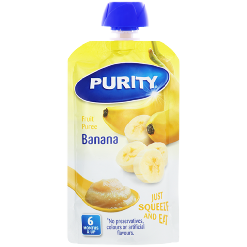 Purity Pouch Banana 110ml