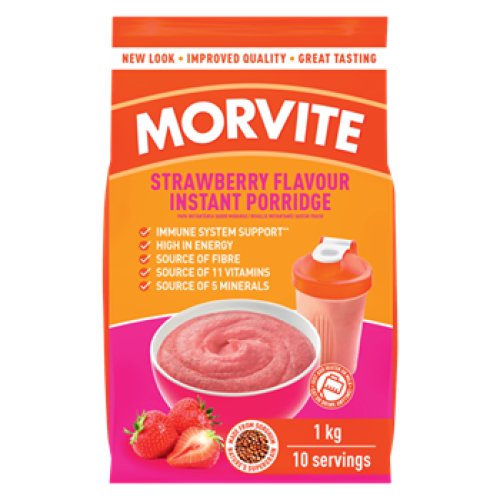 Morvite Original Strawberry Flavoured Instant Porridge 1kg