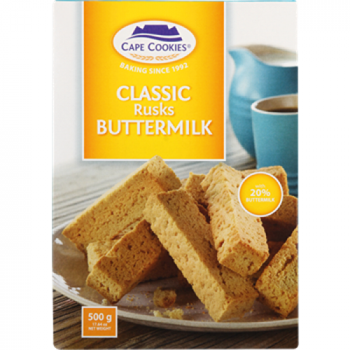 Cape Cookies Classic Buttermilk Rusks 500g