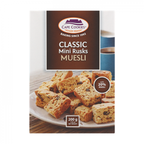 Cape Cookies Classic Mini Muesli Rusks 200g