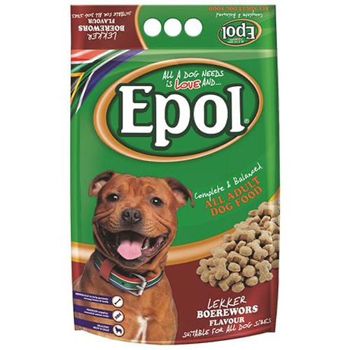 Epol Dry Dog Food Adult Bbq Boerwors Flavour 8kg