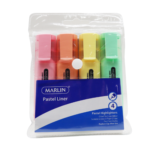 Marlin Highlighters 4s Assorted