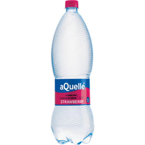 aQuellé Strawberry Sparkling Flavoured Drink 1.5lt