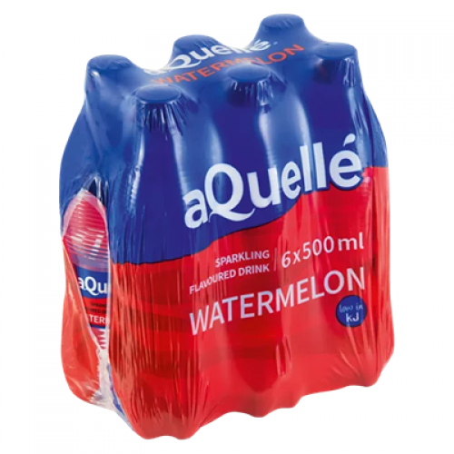 aQuellé Watermelon Flavoured Sparkling Water 6x500ml