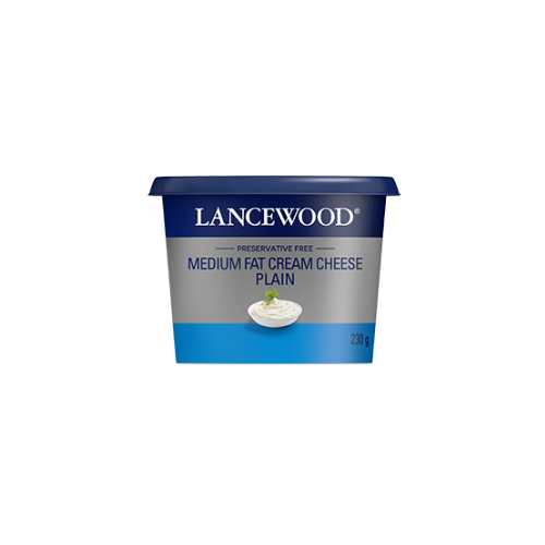 LancewoodMedium Fat Cream Cheese Plain 230g
