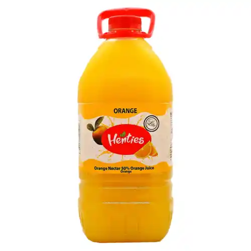 Clover Orange Nectar Juice Henties Lite Nectar Juice Orange 3lt